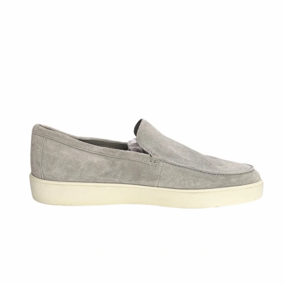 Vince Taro Gray Suede Loafers Size 10